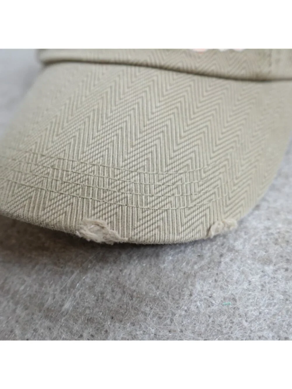 Nike Tailwind Hat Beige Herringbone Baltimore Orioles Strapback Vintage 5 Panel